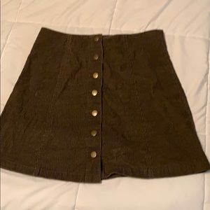 Corduroy skirt